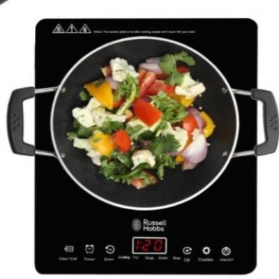 Russell Hobbs RIC2000TS Induction Cooktop  (Black, Touch Panel)