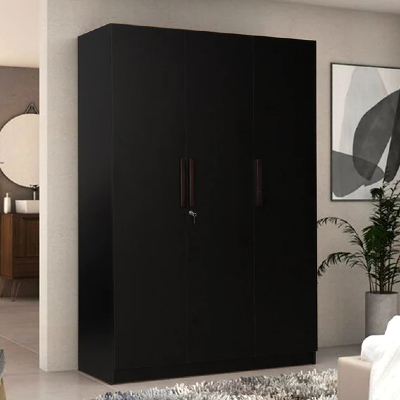 Ozone 3 Door Wardrobe With drawer & Without Mirror in Wenge FinishOzone 3 Door Wardrobe With drawer & Without Mirror in Wenge FinishOzone 3 Door Wardrobe With drawer & Without Mirror in Wenge FinishOzone 3 Door Wardrobe With drawer & Without Mirror in Wen