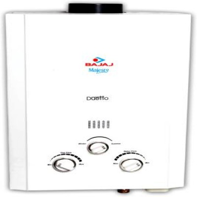 BAJAJ 6 L Gas Water Geyser (Majesty Duetto Gas Water Heater (PNG), White)