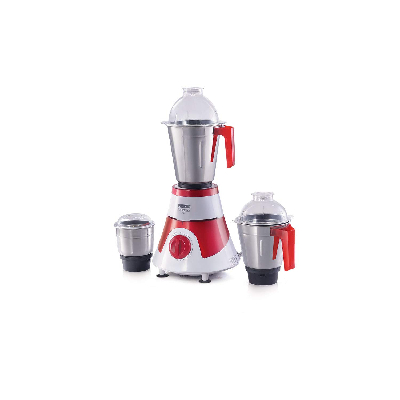 Usha Mixer Grinder 3576 imprezza 750watt 3 jar (RED and White)
