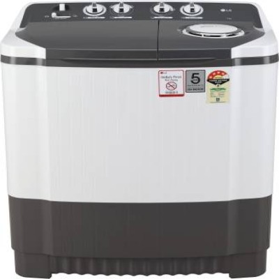 LG 7 kg 4 Star Semi Automatic Top Load Grey, White  (P7020NGAY)