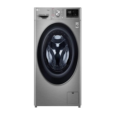 LG 9 Kg / 5Kg Inverter Wi-Fi Washer Dryer (FHD0905SWS,Silver VCM, AI Direct Drive, Washer Dryer with Steam)
