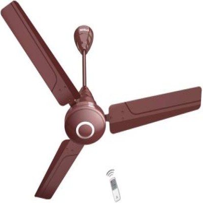 HAVELLS EFFICIENCIA NEO 48" Brown 5 Star 26 Watts 1200 mm, With Remote 1200 mm 3 Blade Ceiling Fan Brown, Pack of 1