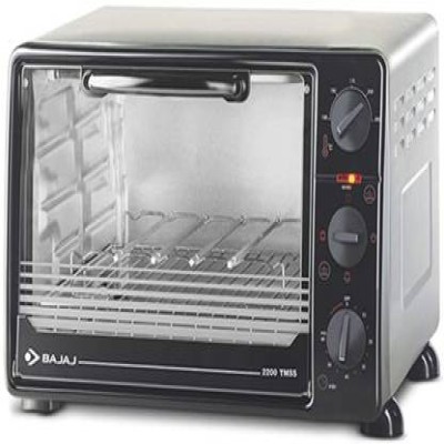 BAJAJ 22-Litre 2200TMSS Oven Toaster Grill (OTG)  (Black/Stainless Steel)