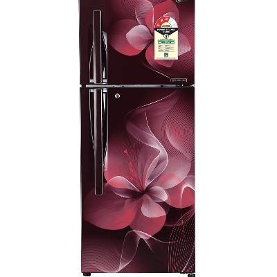 LG 260 L 3 Star Frost Free Double Door Refrigerator(GL-T292RSDU.ASDZEBN, Scarlet Dazzle, Inverter Compressor)