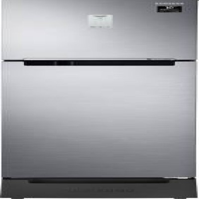 SAMSUNG 244 L Frost Free Double Door 2 Star Refrigerator  (Ez Clean Steel(Silver), RT28A3C22SL/HL)
