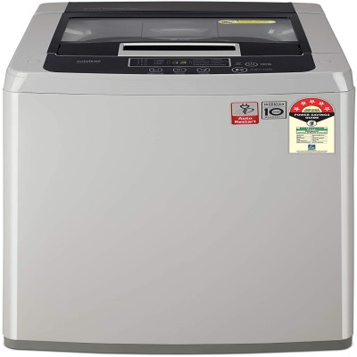 LG 7 kg 5 Star Inverter Fully-Automatic Top Loading Washing Machine (‎T70SKSF1Z, Middle Free Silver, TurboDrum)