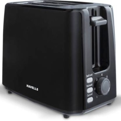 HAVELLS Crisp Plus 2 Slice 750 W Pop Up Toaster  (Black)
