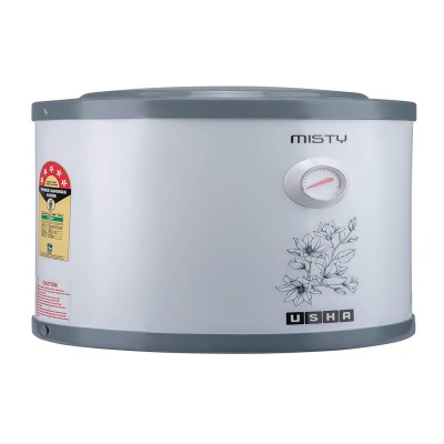 Usha Misty 6 Ltr 2000-Watt 5 Star Storage Water Heater (Grey Magnolia)