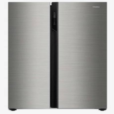 Haier 570 L Frost Free Side by Side Refrigerator  (Silver, HRF-622SS)