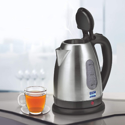 KENT 16026 Electric Kettle Stainless Steel 1.8 L | 1500W | Superfast Boiling | Auto Shut-Off | Boil Dry Protection | 360° Rotating Base | Water Level Indicator