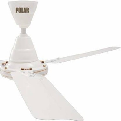 Polar MEGA MITE WHITE HIGH SPEED 1200 mm Ultra High Speed 3 Blade Ceiling Fan White, Pack of 1